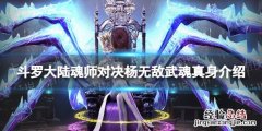 斗罗大陆魂师对决杨无敌武魂真身介绍