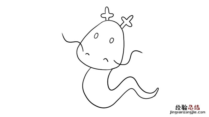 三角龙简笔画怎么画 龙简笔画怎么画