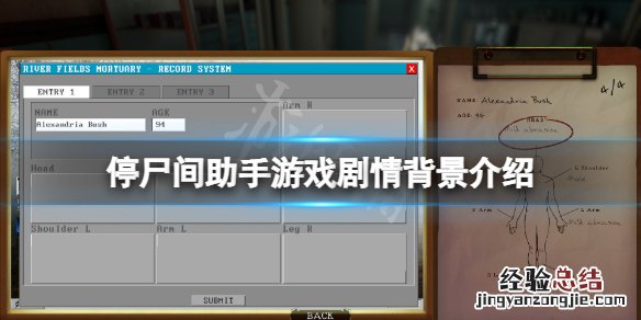 停尸间助手背景是什么