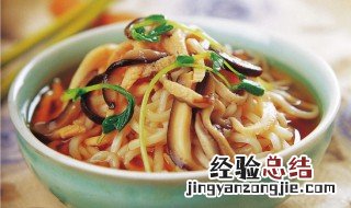 香菇肉丝面的做法 香菇肉丝面怎么做