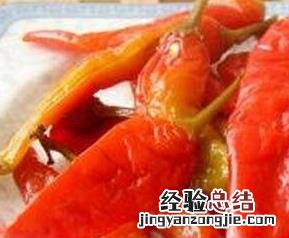 红辣椒的腌制方法图解大全 红辣椒的腌制方法图解