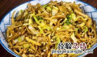 素炒烙饼的做法 素炒饼制作方法