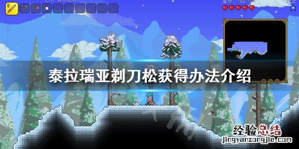泰拉瑞亚剃刀松怎么得 泰拉瑞亚剃刀松怎么得视频