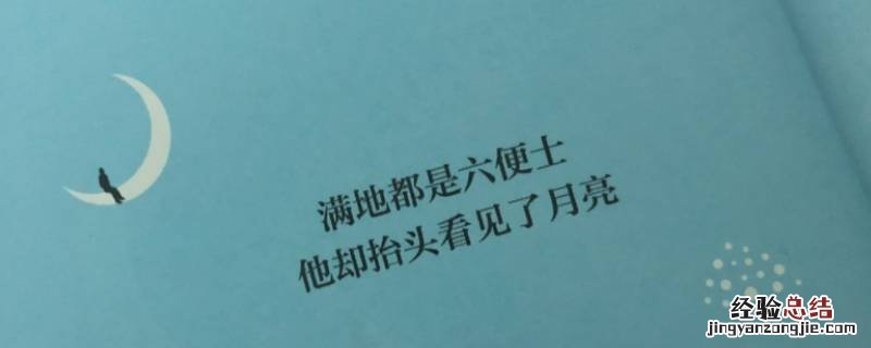 六便士和月亮经典语录 微光 六便士和月亮经典语录
