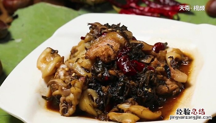 盐菜炒乌贼怎么做 乌贼炒青菜的做法
