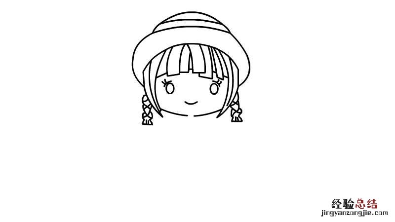 卡通人物简笔画少女 卡通人物简笔画少女彩色