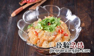 菜心蜇头做法窍门 菜心头图片