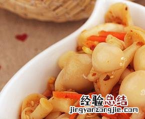 凉拌白玉菇怎么做