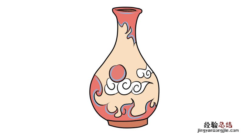 花瓶简笔画 花瓶简笔画彩色