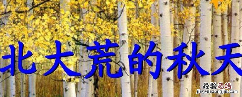 北大荒的秋天转眼间通过什么方法理解 北大荒的秋天转眼间的意思是什么