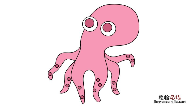 章鱼简笔画图片大全 章鱼简笔画