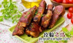 双酱烤排骨步骤 烧烤酱做排骨