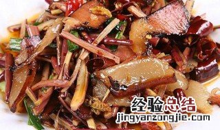 猪肉炖蕨菜做法 猪肉炖蕨菜步骤