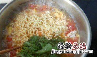 茄汁煎蛋泡面的做法 番茄炒蛋泡面