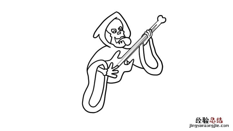 死神简笔画 死神简笔画恐怖