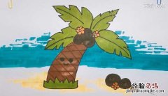 海边简笔画 海边简笔画图片