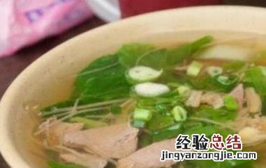 猪肝汤的功效与作用