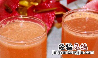 石榴梨汁如何做 做石榴梨汁的步骤