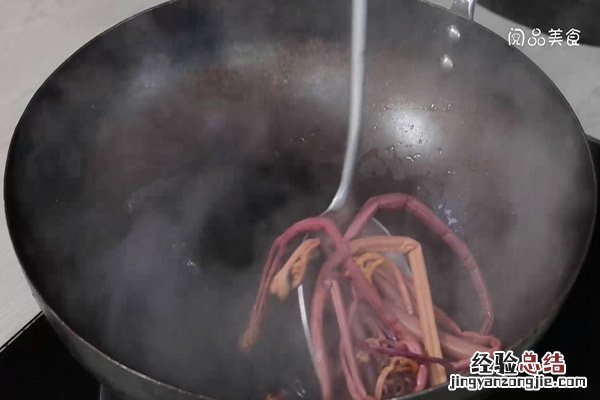 蕨菜炒菜的做法 里脊炒蕨菜做法