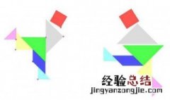 七巧板拼图小姑娘 七巧板小姑娘的拼法