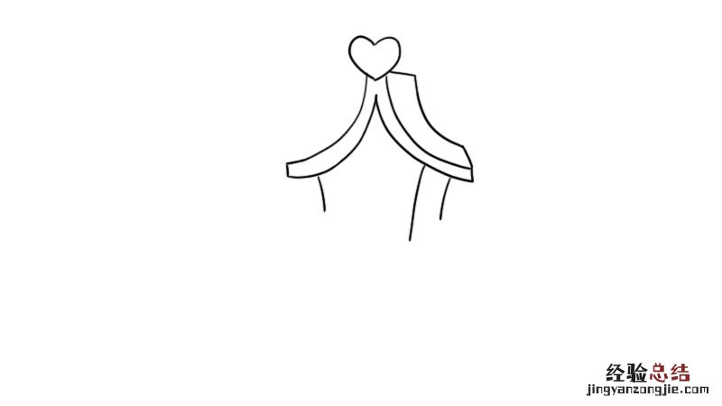 情人节图画简笔画 情人节爱情邮箱简笔画
