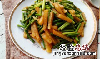 蒜苔土豆步骤 蒜苔土豆片的做法