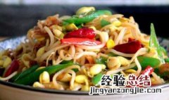 老干妈炒豆芽的制作方法 老干妈炒豆芽的做法介绍