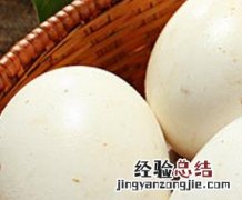 鹅蛋的药用价值与功效 鹅蛋的药用价值及功效
