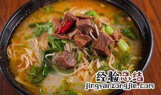 制作牛肉面方法 牛肉面做法介绍