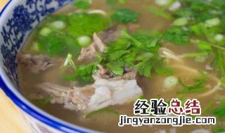 做羊腿汤的正确方法 清炖羊腿汤的做法