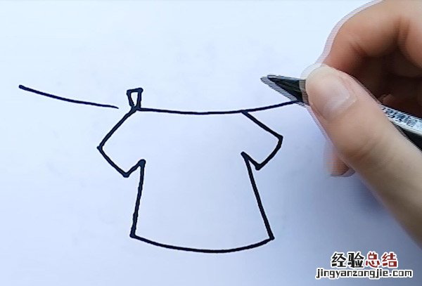 晾衣架简笔画 晾衣架简笔画图片