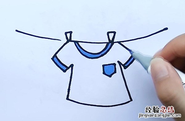 晾衣架简笔画 晾衣架简笔画图片