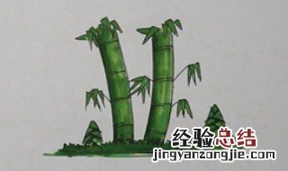 竹林怎么画 熊猫和竹林怎么画