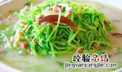 豆苗瘦肉汤如何做的 豆苗瘦肉汤如何做