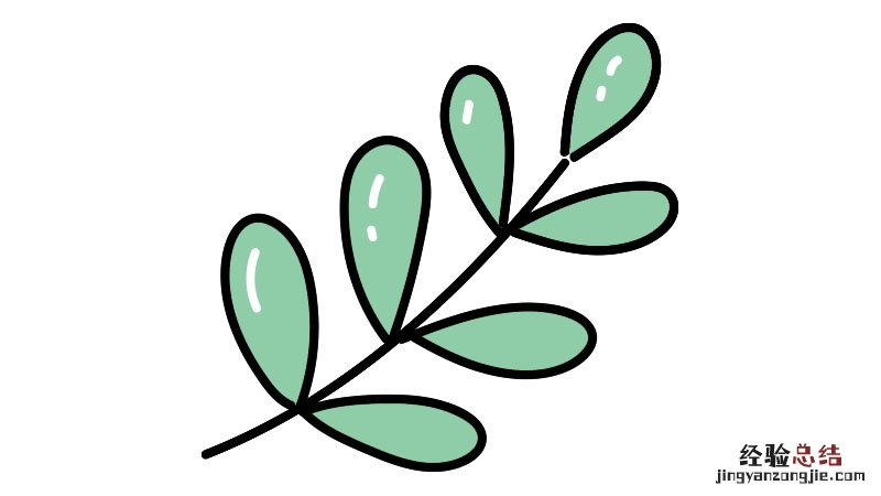 树叶简笔画画法大全 树叶的简笔画画法