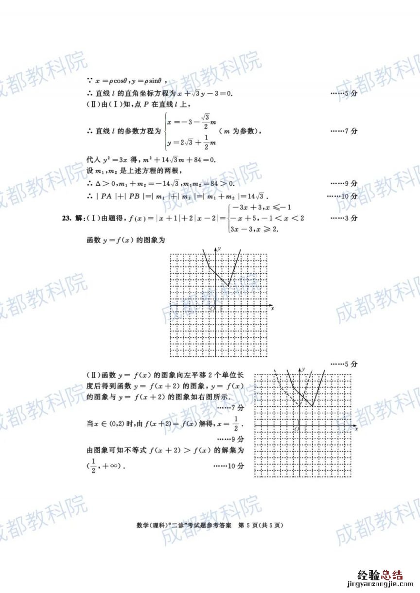 2023成都二诊语文试题及答案 2023成都二诊数学试题及答案