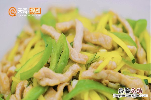 南瓜丝咋炒 南瓜丝炒里脊的做法