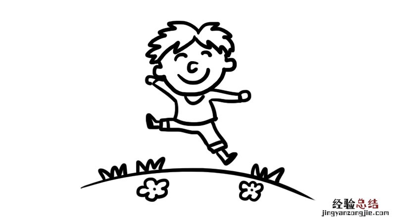 可爱的男孩简笔画 男生 可爱的男孩简笔画