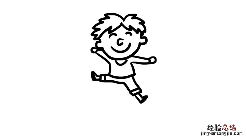 可爱的男孩简笔画 男生 可爱的男孩简笔画