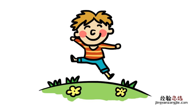 可爱的男孩简笔画 男生 可爱的男孩简笔画