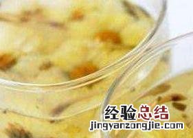 菊花茶的冲泡方法 菊花茶的冲泡方法图片