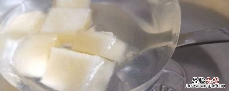 白凉粉不成型怎么补救 白凉粉总是不成形是什么原因造成的