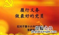 党员义务的主要内容 关于党员义务的主要内容
