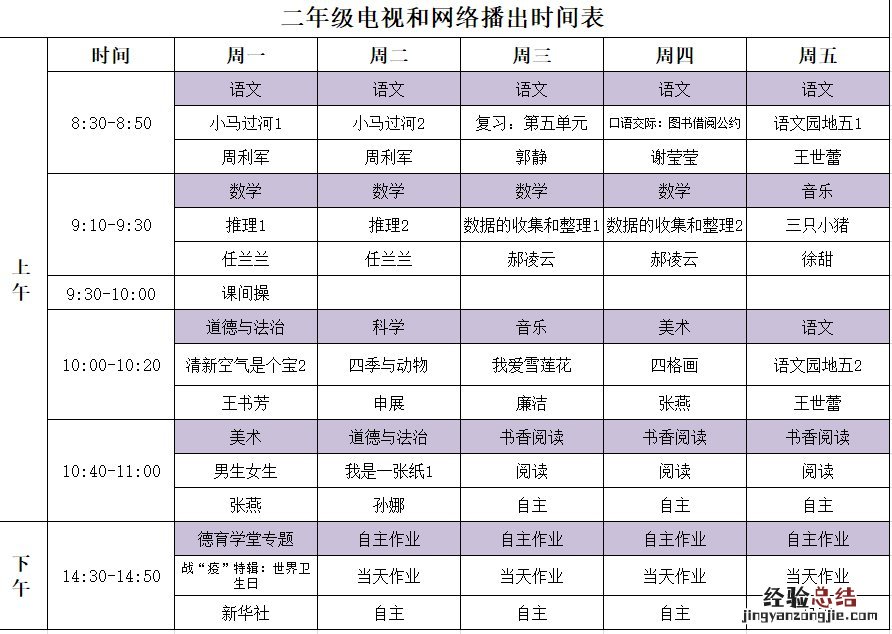 河南省名校同步课堂 河南名校同步课堂第十一周课程表