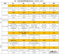 河南省中小学同步课堂 第五周河南名校同步课堂初中课程表