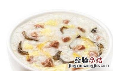 猪肉蛋花粥的功效与营养价值 猪肉蛋花粥做法