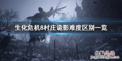 生化危机8村庄诡影难度敌人有什么变化 生化8诡影难度区别