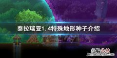 泰拉瑞亚双世界种子 泰拉瑞亚1.4双地形种子是什么