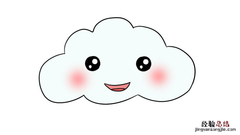 云朵卡通画简笔画 云朵卡通简笔画