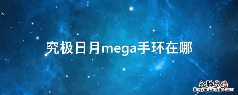 究极日月mega手环在哪里 究极日月mega手环在哪